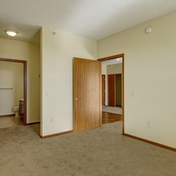 bedroom at Heritage village apartments in Sartell, MN
