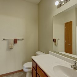 bathroom at Heritage village apartments in Sartell, MN