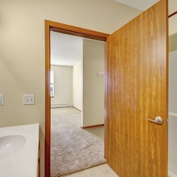 bathroom at Heritage village apartments in Sartell, MN