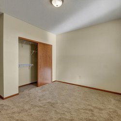 bedroom at Heritage village apartments in Sartell, MN