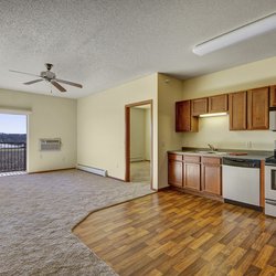 living room at Heritage village apartments in Sartell, MN